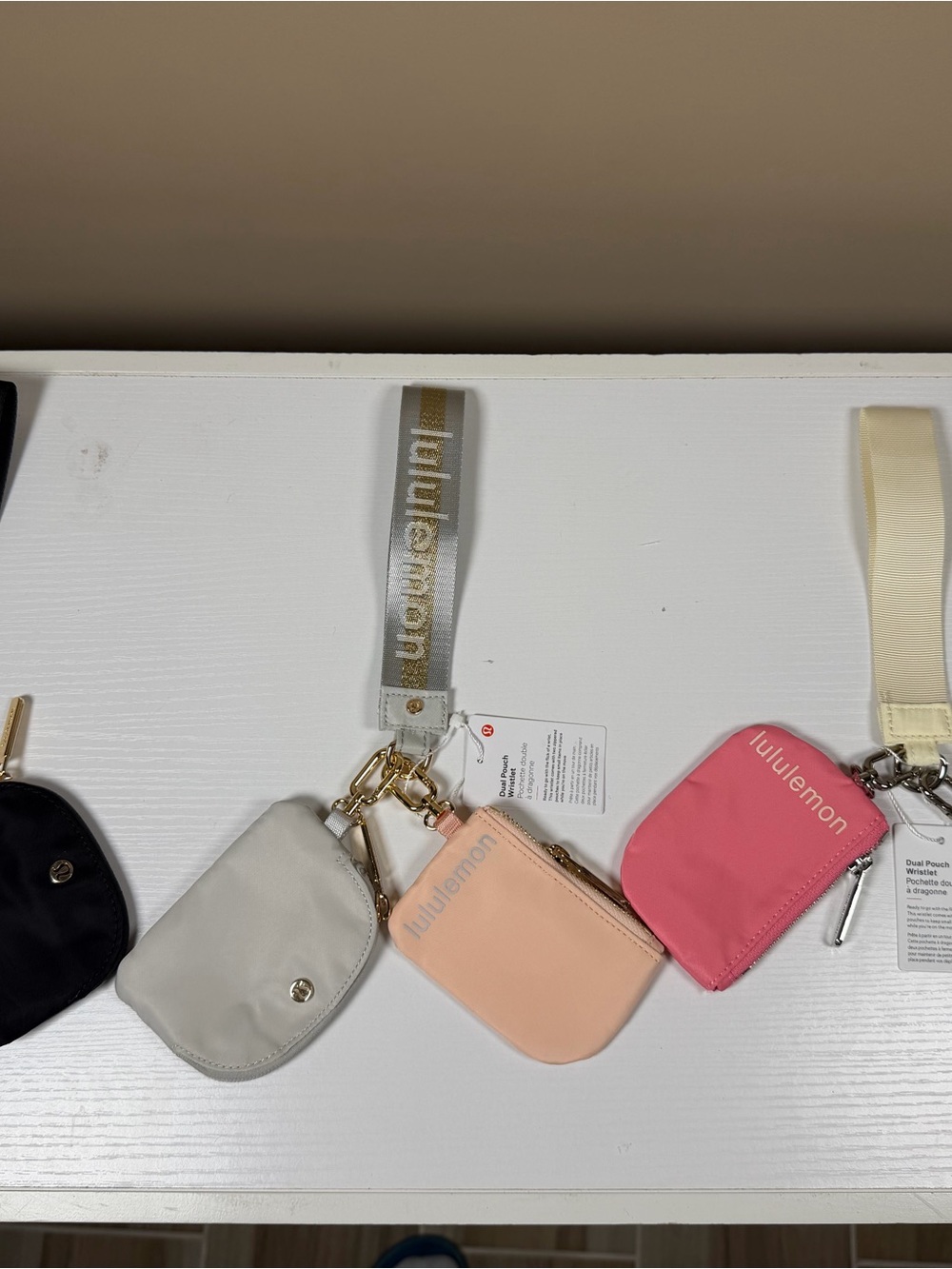 Lululemon Dual Pouch Wristlet — multiple colors available